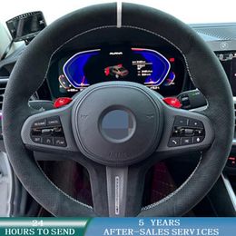 Steering Wheel Covers Suede Customised Car Cover For M Sport G30 G31 G32 G20 G21 G11 G12 G14 G15 G16 X3 G01 X4 G02 X5 G05 X7 G07Steering Cov