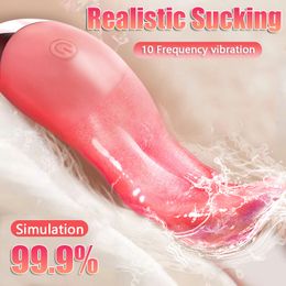 10 Speed Warming Vibrador For Women Tongue Licking G Spot Dildo Clitoral Stimulator Clit Vibrators sexyy Toys Shop Adults