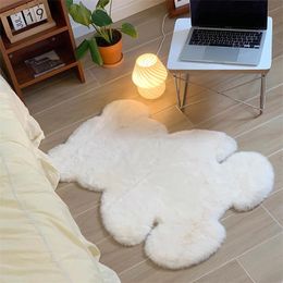 Carpets Soft Plush Bear Carpet For Living Room Baby Antiskid Mat Fluffy Floor Decor Rug Decoration Accessories DoormatCarpetsCarpets