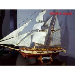 Spanish Baltimore Schooner Ship model building Kits Halcon Retro cannons luxurious sailboat Offer English Instruction 220715