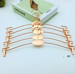 DHL 300pcs Coloured Metal Lingerie Hanger with Clip Bra Hanger and Underwear Briefs Underpant Display Hangers BBF14337