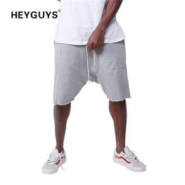 HEYGUYS fashion high street men sweat short men casual street wear hip hop new design T200512