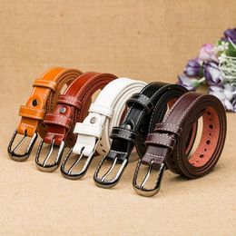 Belts Leather Belt Women Hollow WaistBands With Rectangle Buckle For Jeans Pants Trousers Strap Holes Eyelet GrommetBelts
