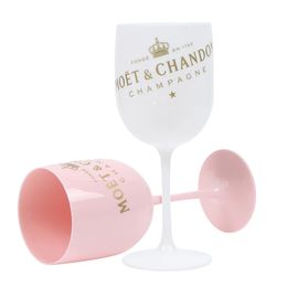 480ml wine plastic glass party white champagne double door cocktail glass champagnes flute 8CM Inventory Wholesale