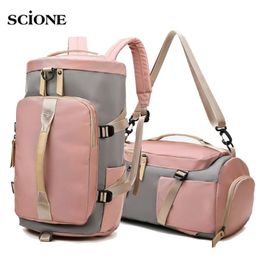 Women Gym Bag Backpack Fitness s for Shoes Outdoor Shoulder Gymtas Tas Sac De Sport Student Sportbag Travel Daily XA891WA 220512