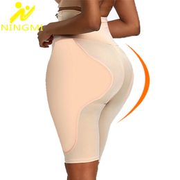 NINGMI Plus Size Butt Lifter Body Shaper Buttock Women Push Up High Waist Shaping Panties Tummy Control wholesale Shapewear 220702