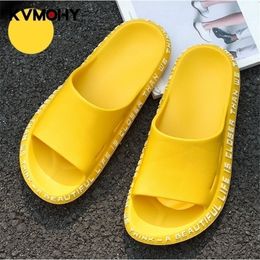 Woman Shoes Fashion Massage Flip Flops Summer Men Women High Quality EVA Nonslip Bathroom Slippers Beach Slides Y200423