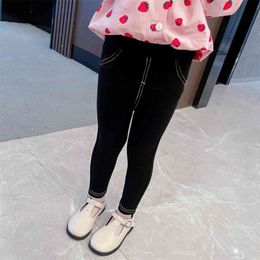 Pants For Girls Solid Color Sweatpants For Girls Casual Style Child Pants Spring Autumn Kids Clothes Girls 210412