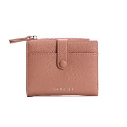 2022 spring new women's short wallet lychee pattern mini Korean version multi-functional coin purse cross-border card holder