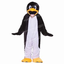 Halloween Cute Penguin Mascot Costume Top Quality Cartoon Character Outfits Suit Unisex Adults Outfit Christmas Carnival Fancy Dress