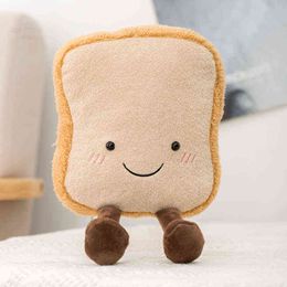 Creative Food Bread Series Hugs Kawaii Burrito Croissant Baguette Plush Dolls Stuffed Soft Toys For Children Girls Decor J220704