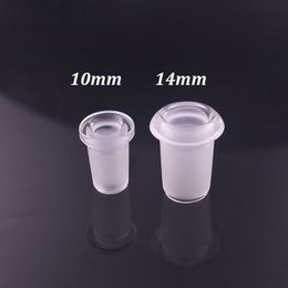Glass Drop Down Adaptor For Bong wholesale dropdown adapter Adapters 18mm to 14mm 10mm to 14mm Reducer Converter Slit Diffuser for Bongs