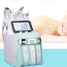 New arrival H2O2 portable oxygen inyector beauty equipment with 6 treatment handles for eye face skin beauty