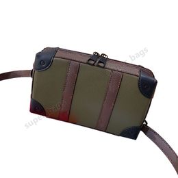 Designer Box Bags HANDLE SOFT TRUNK Tote Women Handbags Purses Genuine Leather Shoulder Crossbody Chain Bag Size 23cm