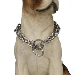 13/15mm Pet Dog Supplies Silver Stainless Steel Collar O Chain Firm Good Quality Pet's Friend Custom Length 2022 Chains