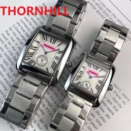 woman man couple unisex Watches Casual Square Roman Designer Silver Black Wristwatch Fashion Luxury Lady clock Quartz Watch Relojes De Marca Mujer