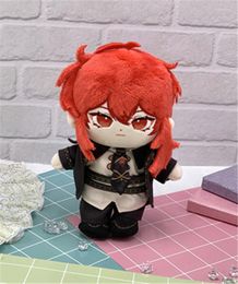 Keychains Cosmile Genshin Impact Diluc Plush 20cm Doll Change Clothes Clothing Outfits Anime Cosplay C Enek22