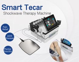 Shock wave equipment Tecar shockwave physcial therapy massage machine for sport injuiry plantar fasciitis pain relief