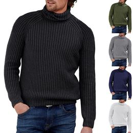 Men's Sweaters Autumn And Winter High Neck Sweater Men's Solid Colour Long Sleeve Europe America Asia LargeMen's Olga22