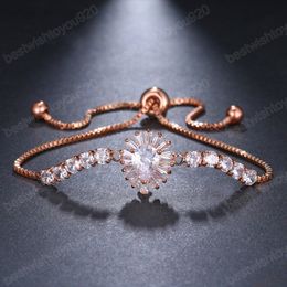 Vintage Luxury Crystal Irregular AAA Zircon Bracelet For Women Trendy Wedding Bridal Bridesmaid Jewellery & Accessories Gifts