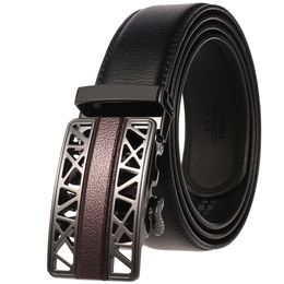 Fashion Belt Real leather black belts for men automatic buckle belts sale 110-130cm strap 14