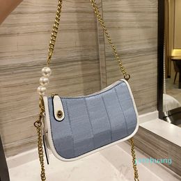 Designer- Ladies handbag fashion totes shoulder wallet cross body letter pearl purse clutch bags