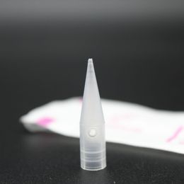 100Pcs Disposable Needle Tips Permanent Makeup Eyebrow Lip Needle Caps Nozzle For Sunshine Giant Sun Tattoo Machine Gun