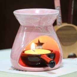 Fragrance Lamps Pocelain Nordic Car Incense Burner Decoration Church Modern Mini Colorful Cute Vintage Freshener Incensario Home Decor BY50X