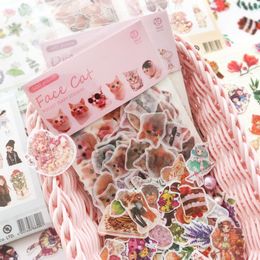 Gift Wrap Cute Style Sticker Packaging 100pcs Cartoon Picture DIY Diary Student Stationery Decoration Beautiful ScrapbookGift