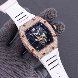 Swiss ZF Factory Watch Date Luxury Wristwatch Tourbillon Business Leisure Sky Star Series Automatic Machinery Full Drill Case Tape Watch Men's