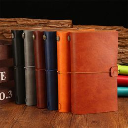 Notepads Retro Notebook Diary PU Leather Replaceable Stationery Gift Travel Office School StationeryNotepads