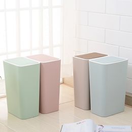 kitchen trash cans recycle bin cubo basura reciclaje cube garbage recycling living room waste Press The Cover Y200429