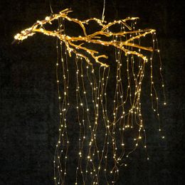 Strings Led String Vines Waterfall Light Decoration Christmas Wedding Party Indoor Outdoor Street Living Room Garden Yard Eaves RoofLED