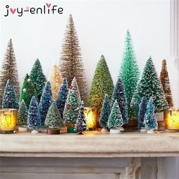 8pcs Fake Pine Mini Sisal Xmas Christmas Decorations for Home Artificial Tree Natal Year Ornaments Y201020