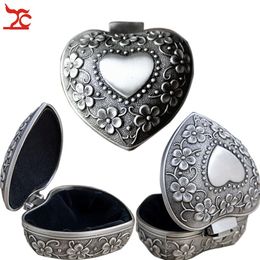 -Fashion Metal Antique Schmuckkasten Ring Juwelier Lagerorganisator Brust Weihnachtsgeschenk kleines Geschenk 6 6 3cm244a