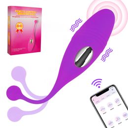 Remote Control Vibratior APP Wireless Vibrating Eggs Panties Wearable Vaginal Balls Dildo Spot Clitoris Stimulator sexy