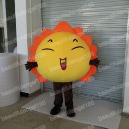 Halloween Sun flower Mascot Costume Top quality Cartoon Sunflower Plush Anime theme character Christmas Carnival Adults Birthday Party Fancy Outfit