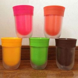 Creative Juice Flavoured Water Cups Flat PP Tumbler Plain Tastes Like Fruit The Right Cup Fashion