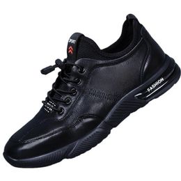 Fashion Men Running Sneakers Originals Dress Shoes Low Top Elastic Band Black PU Leather Design Lightweight Comfy Fitness Walk Casual Outdoor Athletic Shoes EU 39-44