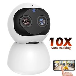 FHD 1080P Smart Home WiFi IP Camera Indoor Security Surveillance CCTV PTZ 360 10X Zoom Motion Detection voor PET BABY MONITOR CAM