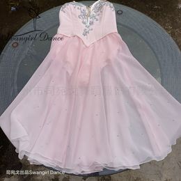 The Talisman Custom Made Le Corsaire Variation Pale Pink Chiffon Girl Ballet Tutu Dress Ballerina Costume BT2070