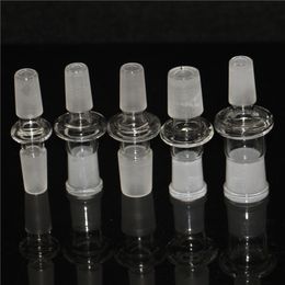 Glass Water Pipes Adaptor wholesale smoking glass drop down adapter with male to female adaptors 10mm 14mm 18mm converters