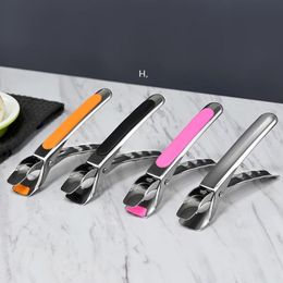 Stainless steel anti-scalding bowls pliers non-slip grab pliers silicone handle kitchen tool multi-function chuck bowl lifter CCB15281