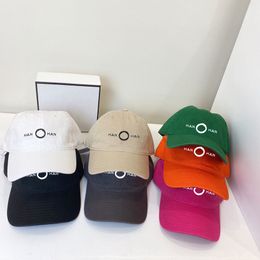 Fashion Baseball Cap Designer Bucket Hats Dome Snapback Caps for Man Woman Hip Hop Casual Letter Hat 7 Colours High Quality