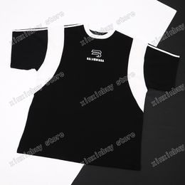 xinxinbuy Men Designers t shirts tee long sleeve Paris Sporty Embroidery Crew Neck khaki black oversize S-L