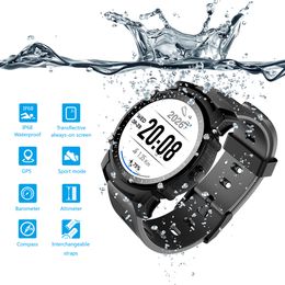 2022 hot selling GPS Smart Watches smart sports watch ip68 waterproof wristband watch Alarm clock stopwatch GPS real time location smartwatch