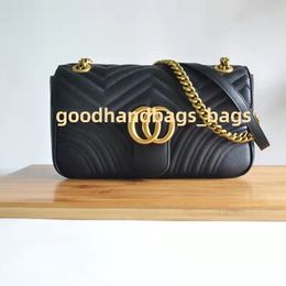 Top Quality Double G Fashion Shoulder Bags Women Chain Crossbody Handbags Lady Leather Handbag Purses Wallet Purse Female Messenger Bag Many Colours Chooes #5188