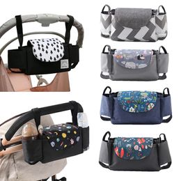 Stroller Bag Pram Stroller Organiser Baby Accessories Stroller Cup Holder Cover Trolley Organiser Travel Accessories