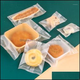 cookies packaging supplies Canada - Gift Wrap Event Party Supplies Festive Home Garden 100Pcs Matte Plastic Bags For Cookie Packaging Candy Mooncake Mti Size Hine Sealing Bag