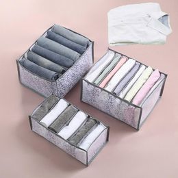 Clothing & Wardrobe Storage Underwear Box Foldable Jeans Compartment Pants Drawer Divider Closet Clothes Organizer OrganizerClothing